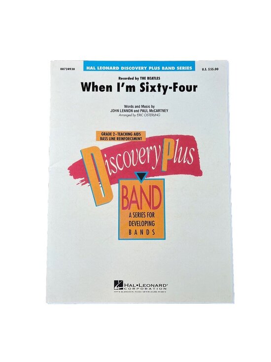 Hal Leonard Other - When I'm 64 - Discovery Plus Level 2 arranged by Eric Osterling Hal Leonard